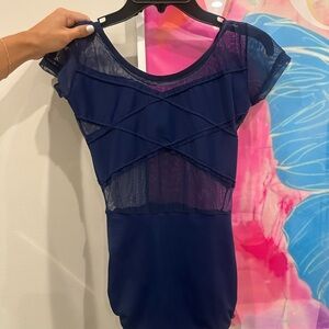 Navy Dance leotard